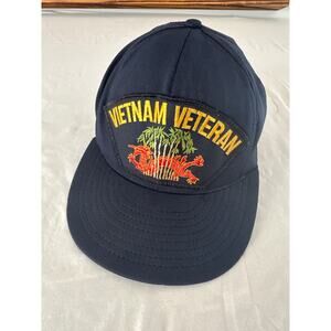 Vintage 90s Vietnam Veteran Snapback Trucker Hat Cap Dragon Made in USA